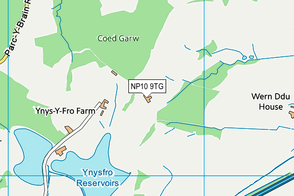NP10 9TG map - OS VectorMap District (Ordnance Survey) NP10 9TG map - OS VectorMap District (Ordnance Survey)