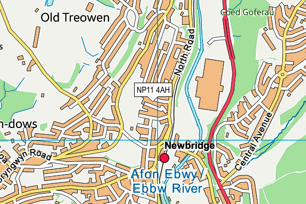 NP11 4AH map - OS VectorMap District (Ordnance Survey) NP11 4AH map - OS VectorMap District (Ordnance Survey)