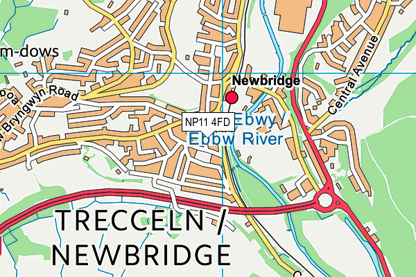 NP11 4FD map - OS VectorMap District (Ordnance Survey) NP11 4FD map - OS VectorMap District (Ordnance Survey)