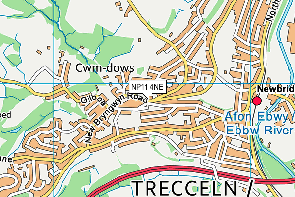 NP11 4NE map - OS VectorMap District (Ordnance Survey) NP11 4NE map - OS VectorMap District (Ordnance Survey)