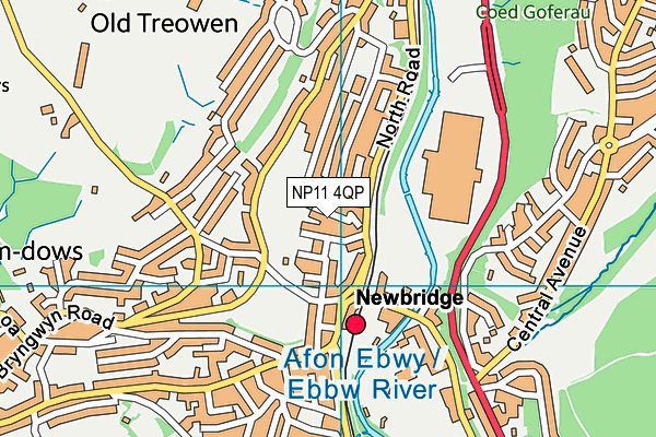 NP11 4QP map - OS VectorMap District (Ordnance Survey) NP11 4QP map - OS VectorMap District (Ordnance Survey)