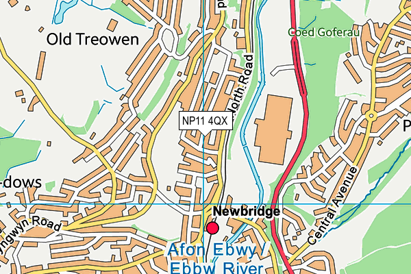 NP11 4QX map - OS VectorMap District (Ordnance Survey) NP11 4QX map - OS VectorMap District (Ordnance Survey)