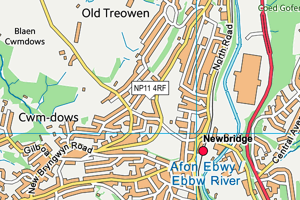 NP11 4RF map - OS VectorMap District (Ordnance Survey) NP11 4RF map - OS VectorMap District (Ordnance Survey)