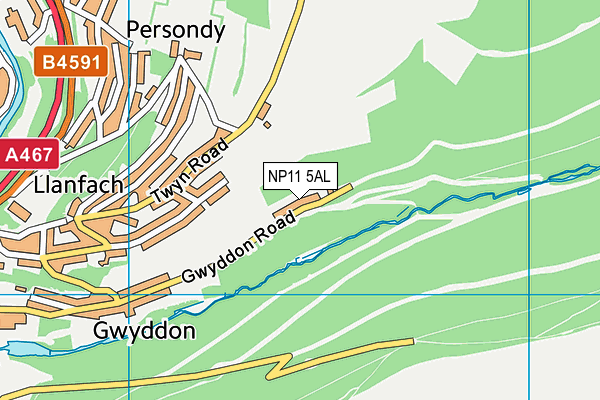 NP11 5AL map - OS VectorMap District (Ordnance Survey) NP11 5AL map - OS VectorMap District (Ordnance Survey)