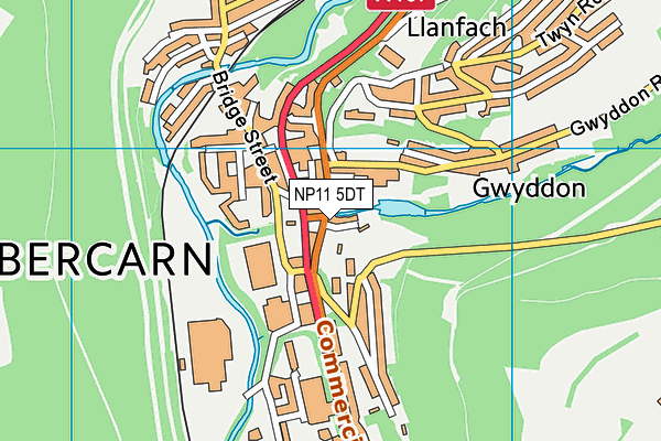 NP11 5DT map - OS VectorMap District (Ordnance Survey) NP11 5DT map - OS VectorMap District (Ordnance Survey)