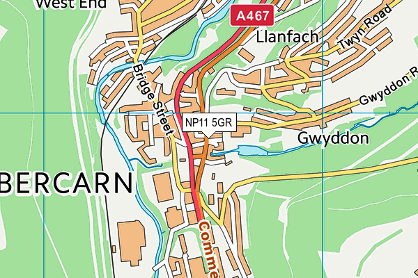 NP11 5GR map - OS VectorMap District (Ordnance Survey) NP11 5GR map - OS VectorMap District (Ordnance Survey)