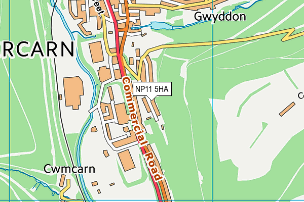NP11 5HA map - OS VectorMap District (Ordnance Survey) NP11 5HA map - OS VectorMap District (Ordnance Survey)