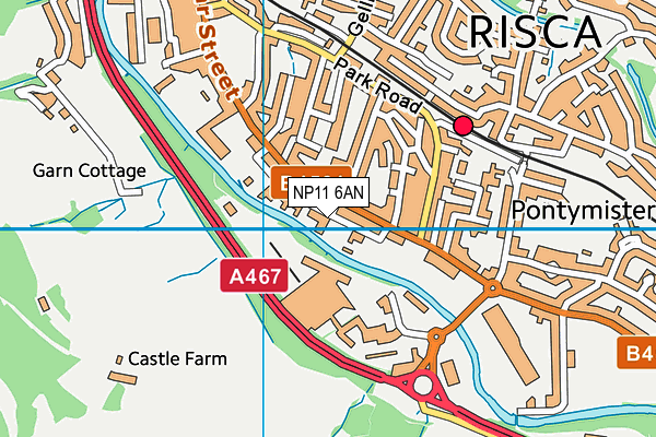 NP11 6AN map - OS VectorMap District (Ordnance Survey) NP11 6AN map - OS VectorMap District (Ordnance Survey)