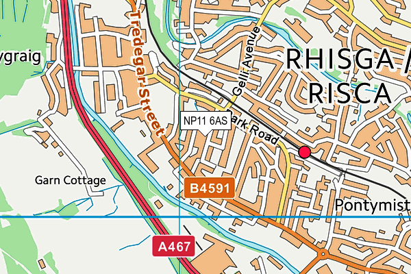 NP11 6AS map - OS VectorMap District (Ordnance Survey) NP11 6AS map - OS VectorMap District (Ordnance Survey)