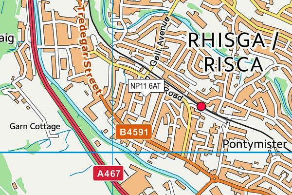 NP11 6AT map - OS VectorMap District (Ordnance Survey) NP11 6AT map - OS VectorMap District (Ordnance Survey)