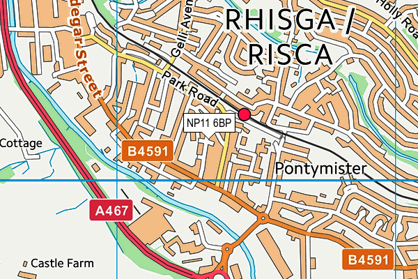 NP11 6BP map - OS VectorMap District (Ordnance Survey) NP11 6BP map - OS VectorMap District (Ordnance Survey)