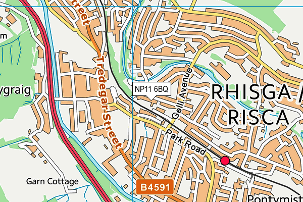 NP11 6BQ map - OS VectorMap District (Ordnance Survey) NP11 6BQ map - OS VectorMap District (Ordnance Survey)