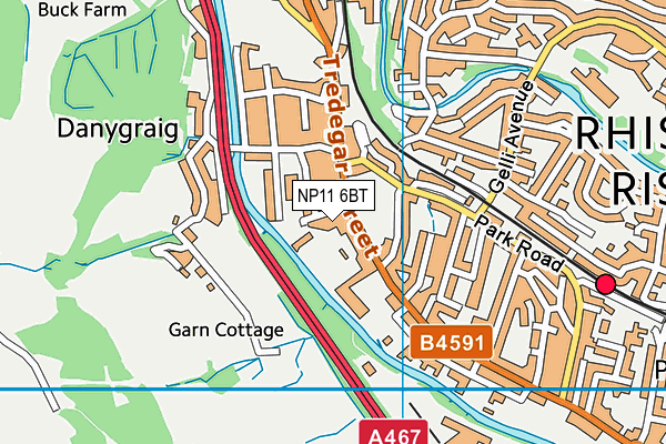 NP11 6BT map - OS VectorMap District (Ordnance Survey) NP11 6BT map - OS VectorMap District (Ordnance Survey)