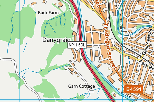 NP11 6DL map - OS VectorMap District (Ordnance Survey) NP11 6DL map - OS VectorMap District (Ordnance Survey)