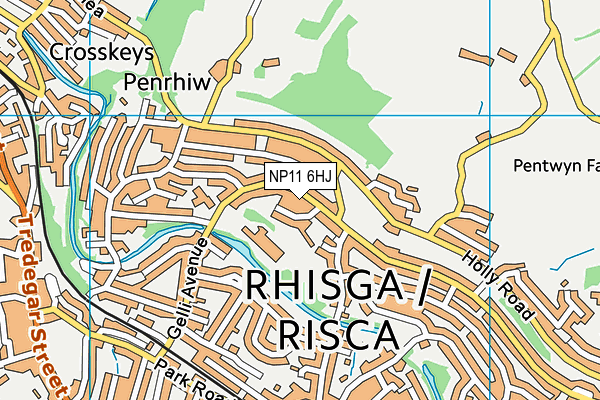 NP11 6HJ map - OS VectorMap District (Ordnance Survey) NP11 6HJ map - OS VectorMap District (Ordnance Survey)