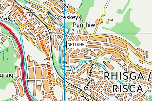 NP11 6HR map - OS VectorMap District (Ordnance Survey) NP11 6HR map - OS VectorMap District (Ordnance Survey)