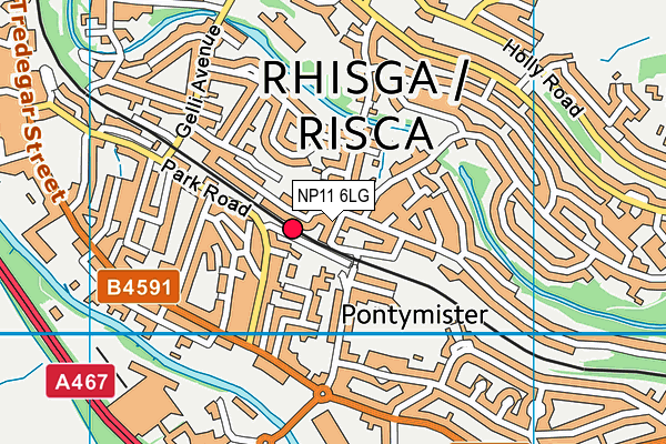 NP11 6LG map - OS VectorMap District (Ordnance Survey) NP11 6LG map - OS VectorMap District (Ordnance Survey)