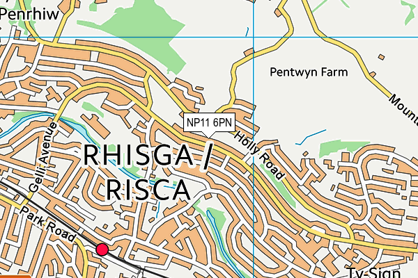 NP11 6PN map - OS VectorMap District (Ordnance Survey) NP11 6PN map - OS VectorMap District (Ordnance Survey)