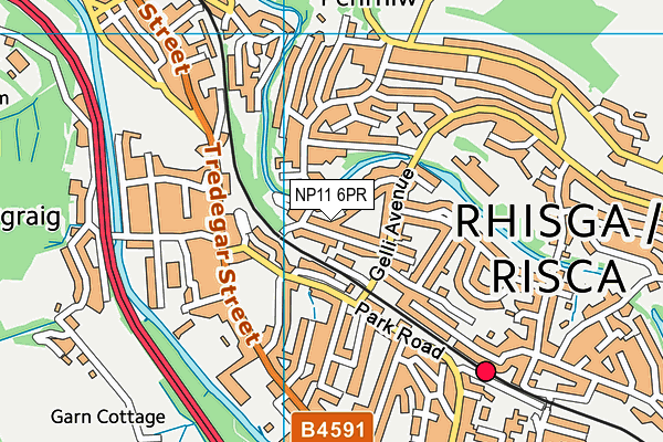 NP11 6PR map - OS VectorMap District (Ordnance Survey) NP11 6PR map - OS VectorMap District (Ordnance Survey)