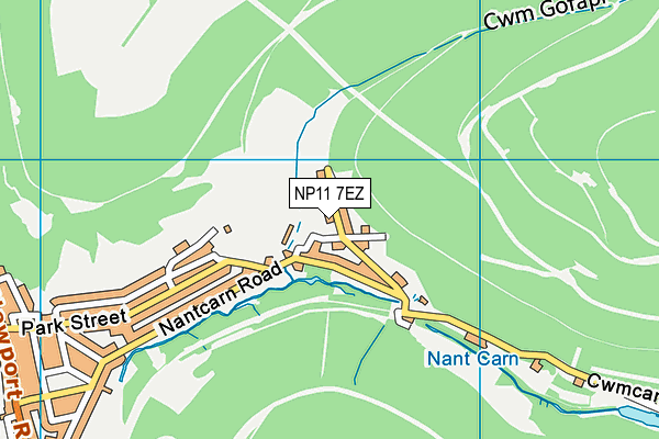 NP11 7EZ map - OS VectorMap District (Ordnance Survey) NP11 7EZ map - OS VectorMap District (Ordnance Survey)