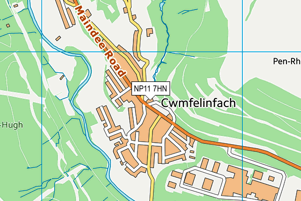 NP11 7HN map - OS VectorMap District (Ordnance Survey) NP11 7HN map - OS VectorMap District (Ordnance Survey)