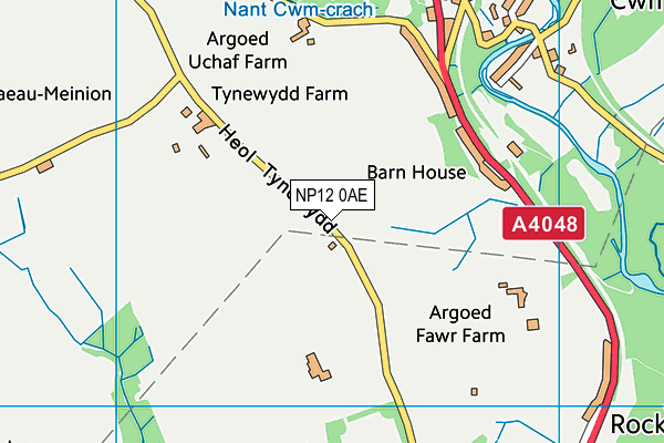 NP12 0AE map - OS VectorMap District (Ordnance Survey) NP12 0AE map - OS VectorMap District (Ordnance Survey)
