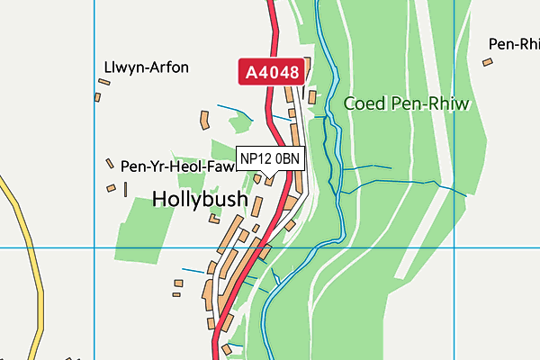 NP12 0BN map - OS VectorMap District (Ordnance Survey) NP12 0BN map - OS VectorMap District (Ordnance Survey)