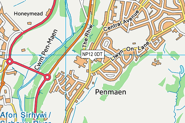 NP12 0DT map - OS VectorMap District (Ordnance Survey) NP12 0DT map - OS VectorMap District (Ordnance Survey)