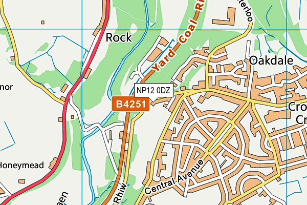 NP12 0DZ map - OS VectorMap District (Ordnance Survey) NP12 0DZ map - OS VectorMap District (Ordnance Survey)