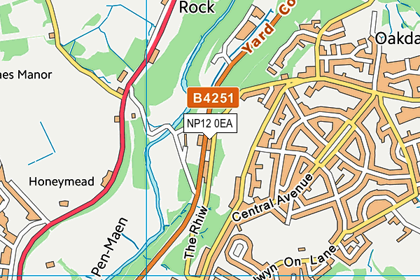 NP12 0EA map - OS VectorMap District (Ordnance Survey) NP12 0EA map - OS VectorMap District (Ordnance Survey)