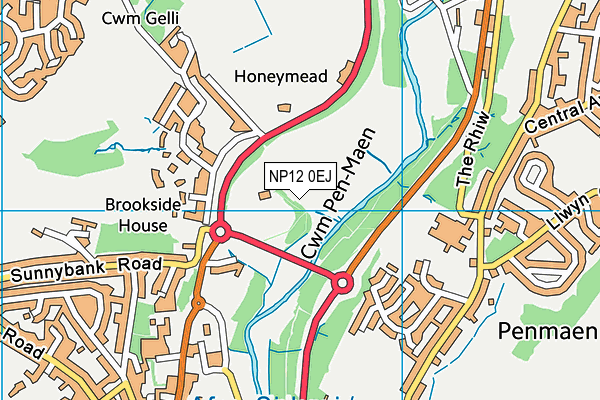 NP12 0EJ map - OS VectorMap District (Ordnance Survey) NP12 0EJ map - OS VectorMap District (Ordnance Survey)