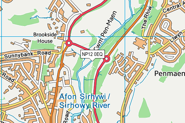 NP12 0EQ map - OS VectorMap District (Ordnance Survey) NP12 0EQ map - OS VectorMap District (Ordnance Survey)