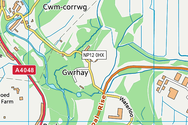 NP12 0HX map - OS VectorMap District (Ordnance Survey) NP12 0HX map - OS VectorMap District (Ordnance Survey)