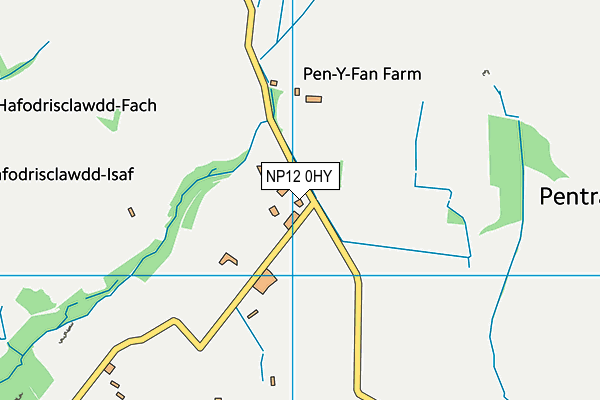 NP12 0HY map - OS VectorMap District (Ordnance Survey) NP12 0HY map - OS VectorMap District (Ordnance Survey)