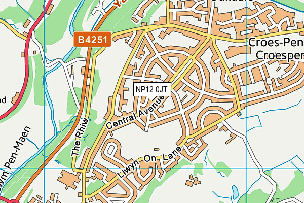 NP12 0JT map - OS VectorMap District (Ordnance Survey) NP12 0JT map - OS VectorMap District (Ordnance Survey)