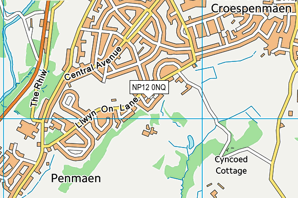 NP12 0NQ map - OS VectorMap District (Ordnance Survey) NP12 0NQ map - OS VectorMap District (Ordnance Survey)