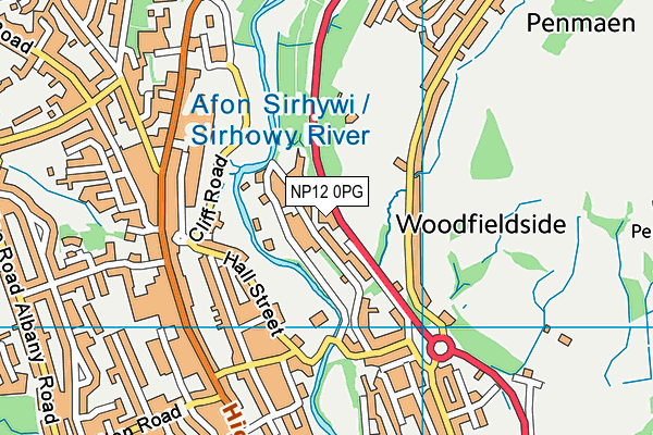 NP12 0PG map - OS VectorMap District (Ordnance Survey) NP12 0PG map - OS VectorMap District (Ordnance Survey)