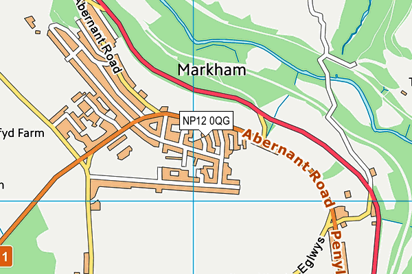 NP12 0QG map - OS VectorMap District (Ordnance Survey) NP12 0QG map - OS VectorMap District (Ordnance Survey)
