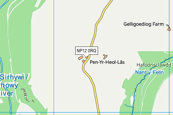 NP12 0RQ map - OS VectorMap District (Ordnance Survey) NP12 0RQ map - OS VectorMap District (Ordnance Survey)