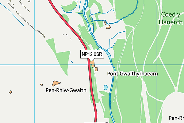 NP12 0SR map - OS VectorMap District (Ordnance Survey) NP12 0SR map - OS VectorMap District (Ordnance Survey)