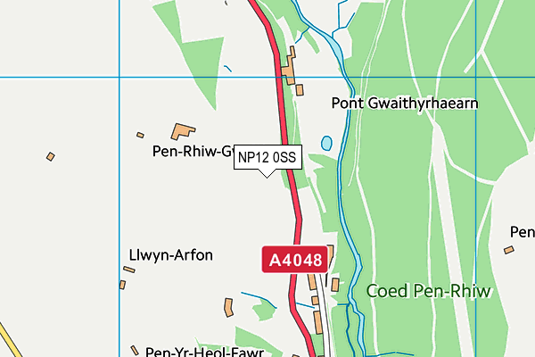 NP12 0SS map - OS VectorMap District (Ordnance Survey) NP12 0SS map - OS VectorMap District (Ordnance Survey)