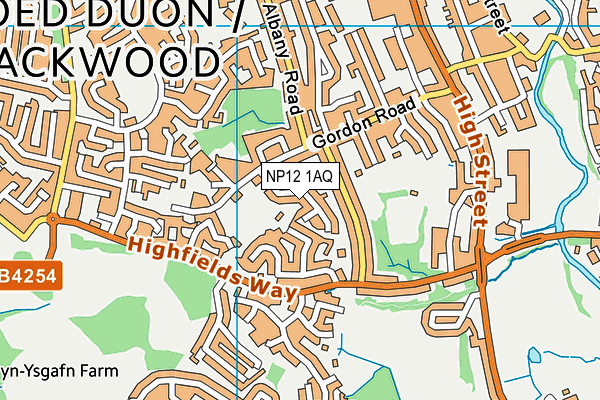 NP12 1AQ map - OS VectorMap District (Ordnance Survey) NP12 1AQ map - OS VectorMap District (Ordnance Survey)