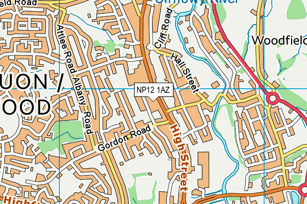 NP12 1AZ map - OS VectorMap District (Ordnance Survey) NP12 1AZ map - OS VectorMap District (Ordnance Survey)