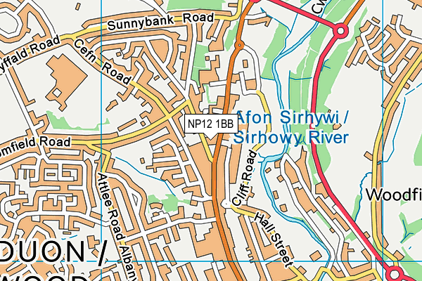 NP12 1BB map - OS VectorMap District (Ordnance Survey) NP12 1BB map - OS VectorMap District (Ordnance Survey)