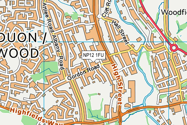 NP12 1FU map - OS VectorMap District (Ordnance Survey) NP12 1FU map - OS VectorMap District (Ordnance Survey)