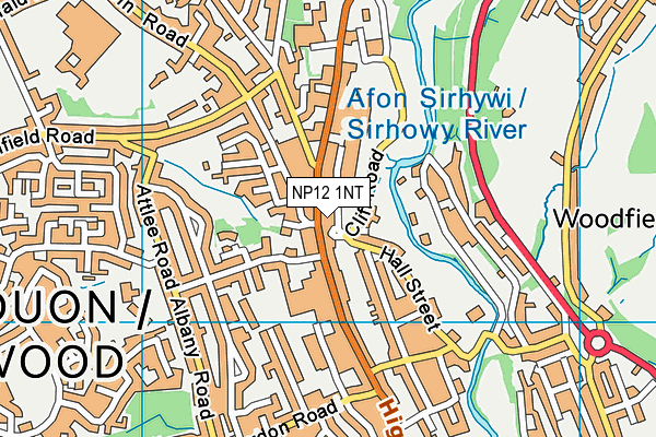 NP12 1NT map - OS VectorMap District (Ordnance Survey) NP12 1NT map - OS VectorMap District (Ordnance Survey)