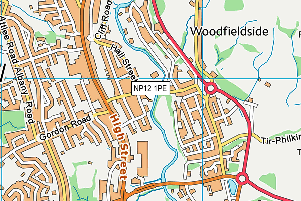 NP12 1PE map - OS VectorMap District (Ordnance Survey) NP12 1PE map - OS VectorMap District (Ordnance Survey)