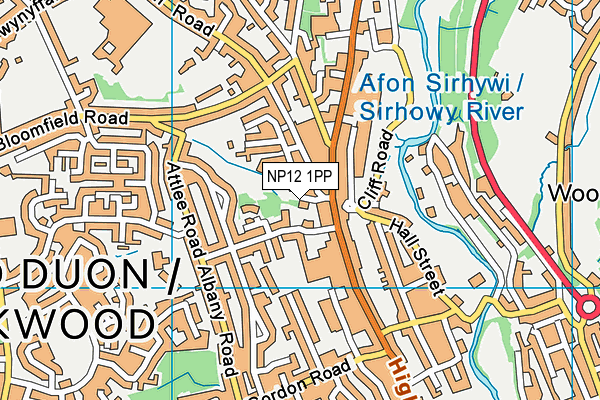 NP12 1PP map - OS VectorMap District (Ordnance Survey) NP12 1PP map - OS VectorMap District (Ordnance Survey)