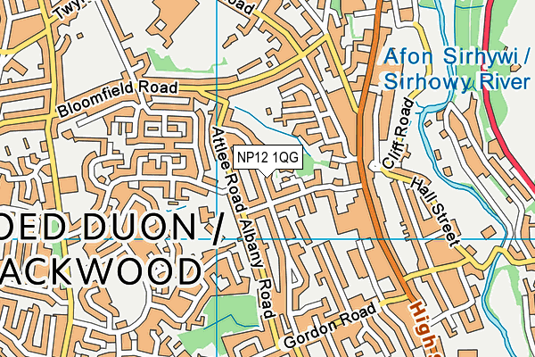 NP12 1QG map - OS VectorMap District (Ordnance Survey) NP12 1QG map - OS VectorMap District (Ordnance Survey)