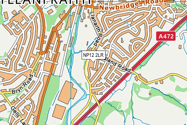 NP12 2LR map - OS VectorMap District (Ordnance Survey) NP12 2LR map - OS VectorMap District (Ordnance Survey)